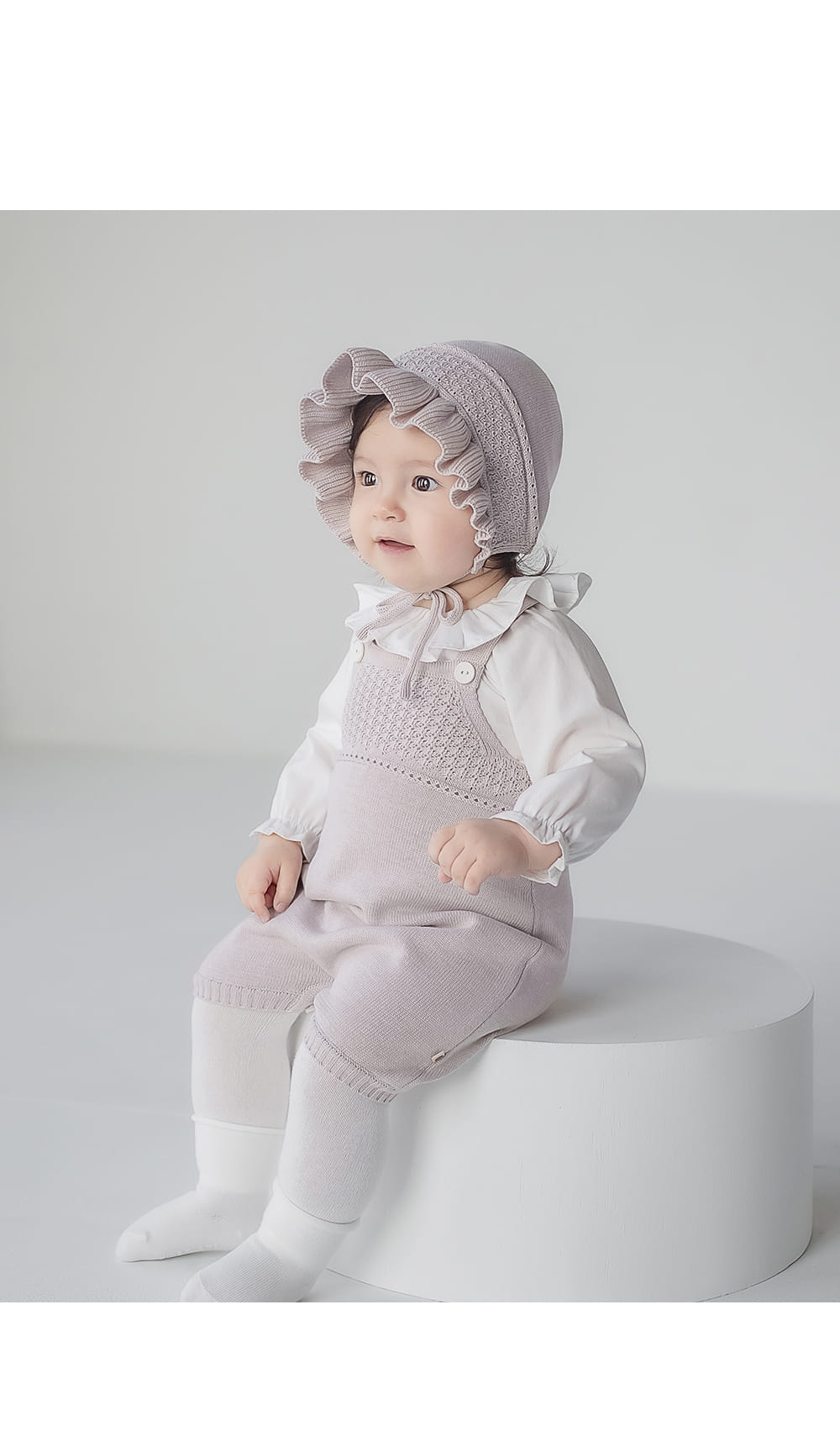 HAPPY PRINCE - Korean Children Fashion - #Kfashion4kids - Sandel Knit Baby Coveralls