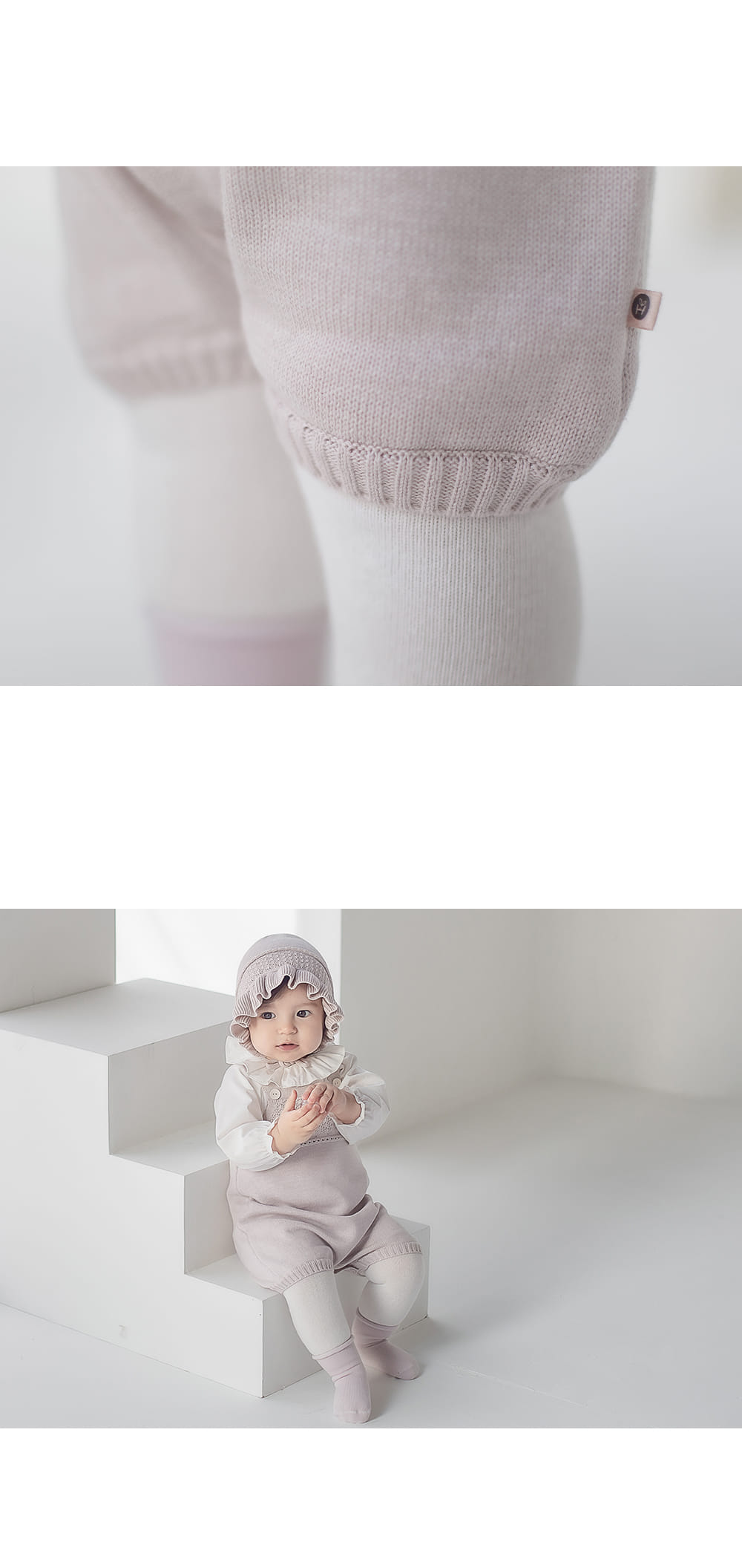 HAPPY PRINCE - Korean Children Fashion - #Kfashion4kids - Sandel Knit Baby Coveralls - 4