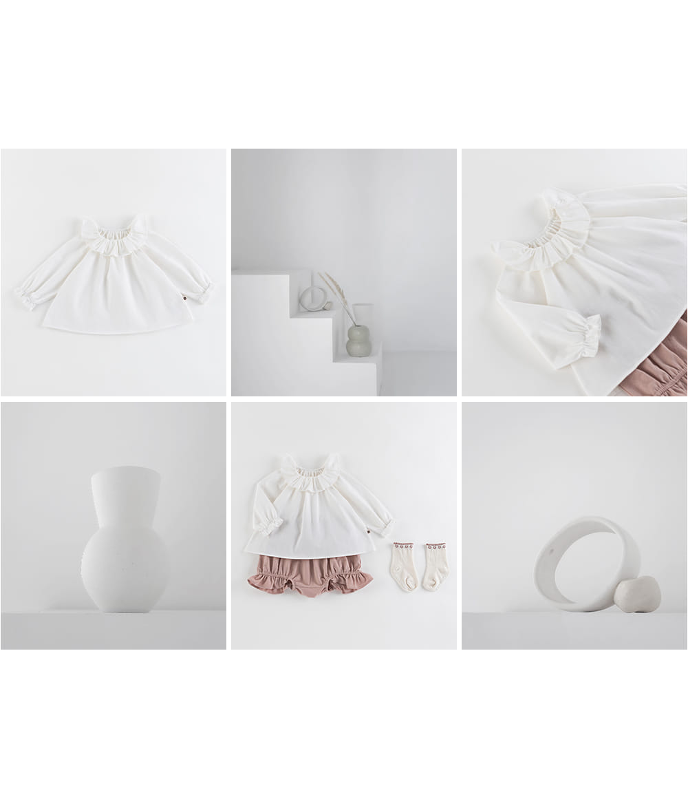 HAPPY PRINCE - Korean Children Fashion - #Kfashion4kids - Celine Frill Baby Blouse - 5