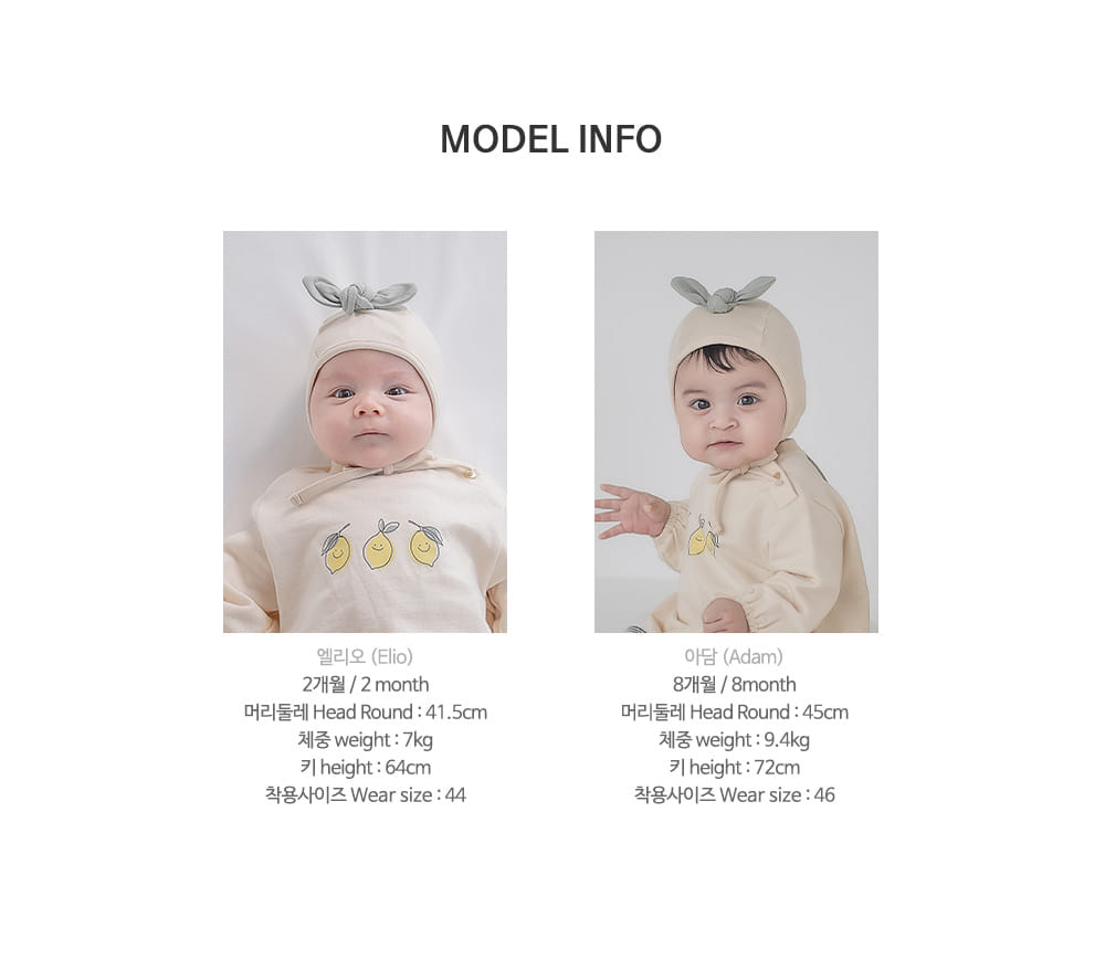 HAPPY PRINCE - Korean Children Fashion - #Kfashion4kids - Fruta Baby Bonnet - 9