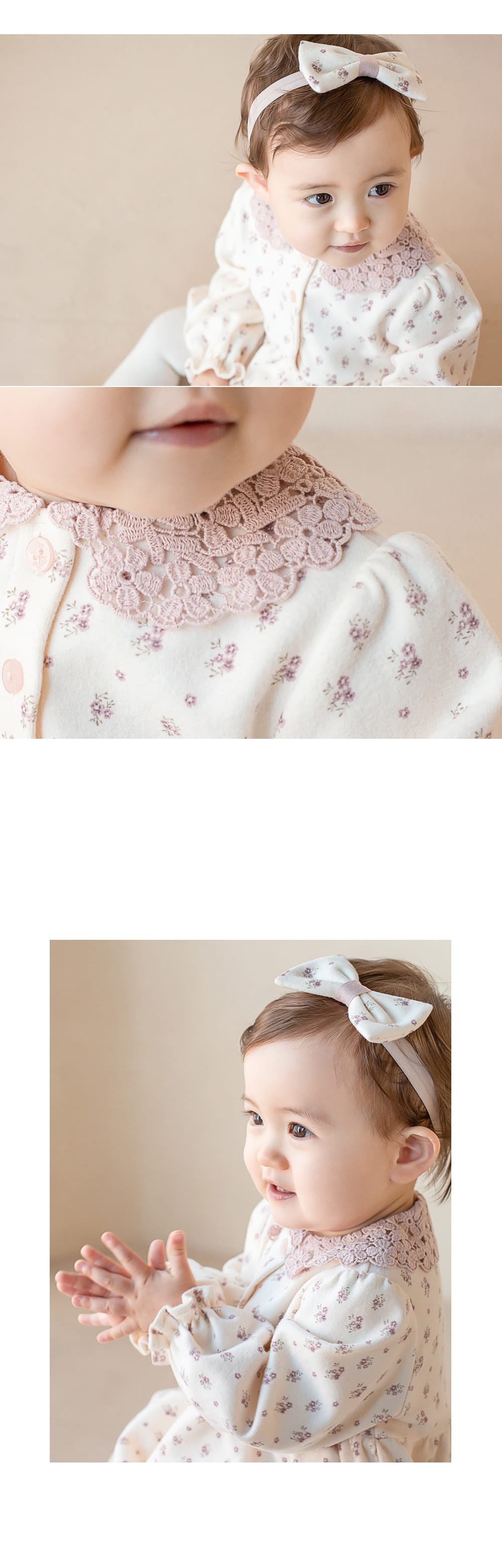 HAPPY PRINCE - Korean Children Fashion - #Kfashion4kids - Vane Body Suit+Hairband - 2
