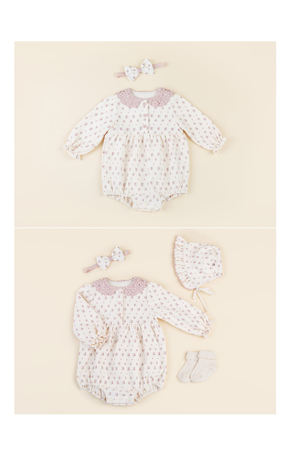 HAPPY PRINCE - Korean Children Fashion - #Kfashion4kids - Vane Body Suit+Hairband - 4