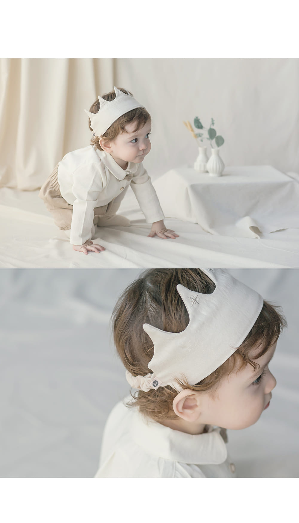 HAPPY PRINCE - Korean Children Fashion - #Kfashion4kids - Flot Crown Baby Hairband [set of 5] - 4