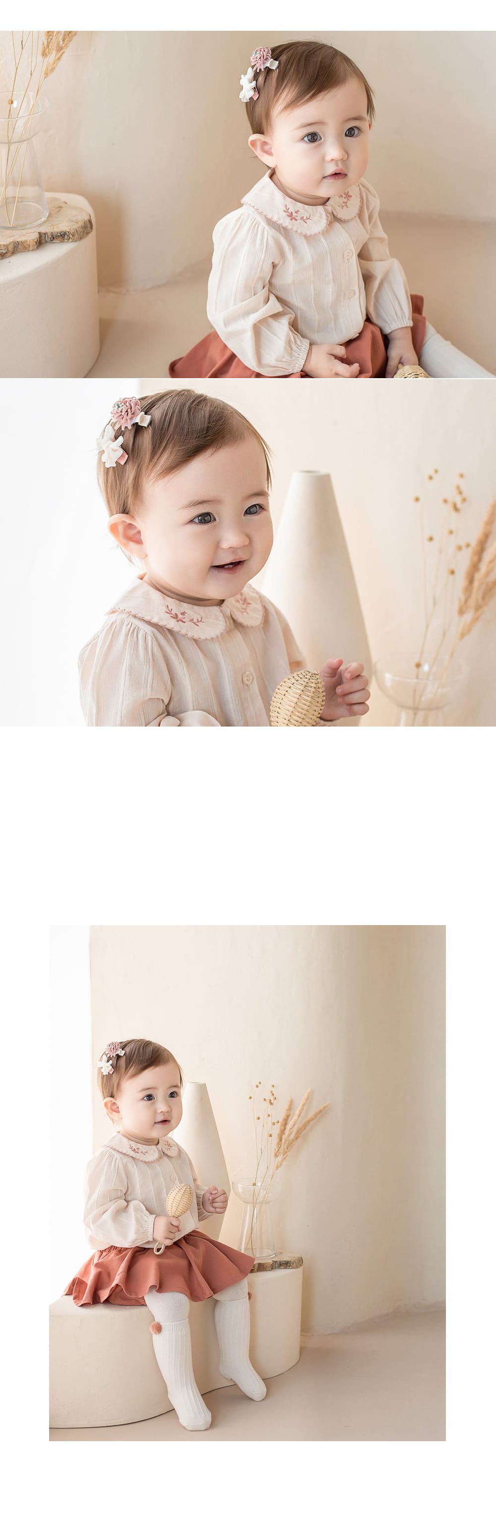 HAPPY PRINCE - Korean Children Fashion - #Kfashion4kids - Michel Mini Baby Hairpin[set of 2] - 2