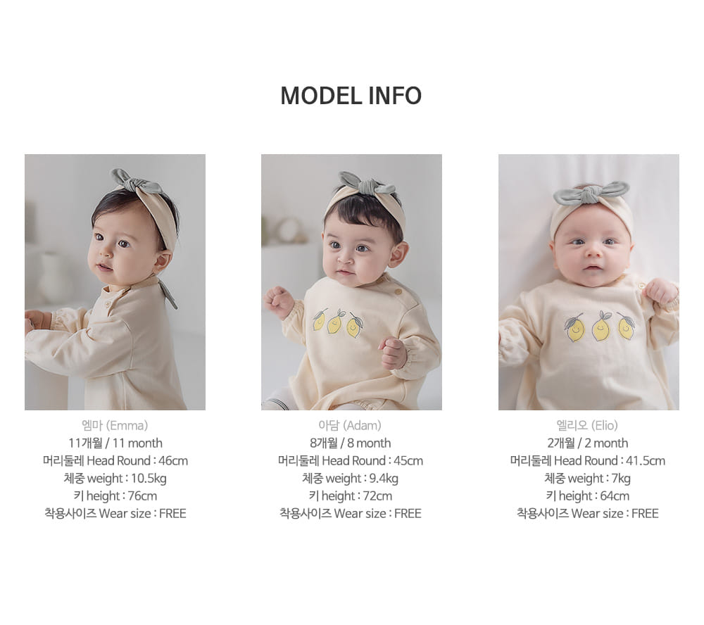HAPPY PRINCE - Korean Children Fashion - #Kfashion4kids - Fruta Baby Hairband[set of 5] - 10