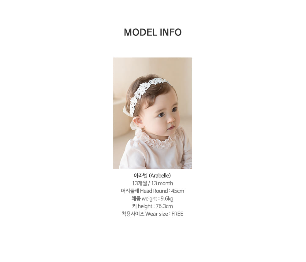 HAPPY PRINCE - Korean Children Fashion - #Kfashion4kids - Lillian Lace Baby Band [set of 5] - 10