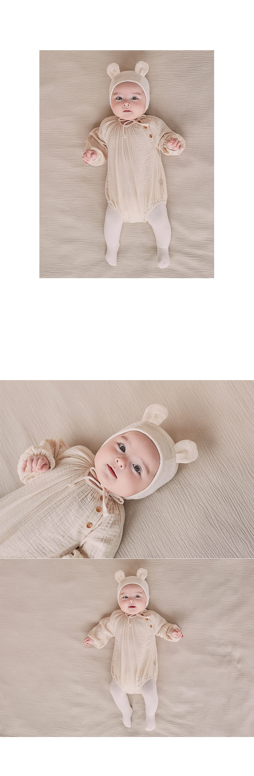 HAPPY PRINCE - Korean Children Fashion - #Kfashion4kids - Bebe Bear Bonnet - 3