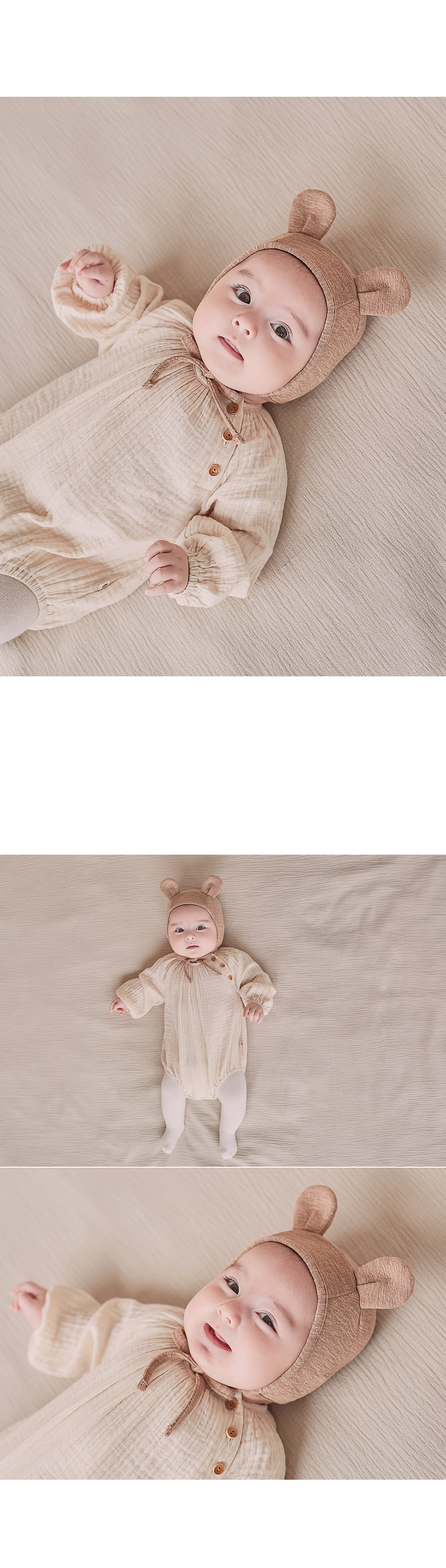 HAPPY PRINCE - Korean Children Fashion - #Kfashion4kids - Bebe Bear Bonnet - 6