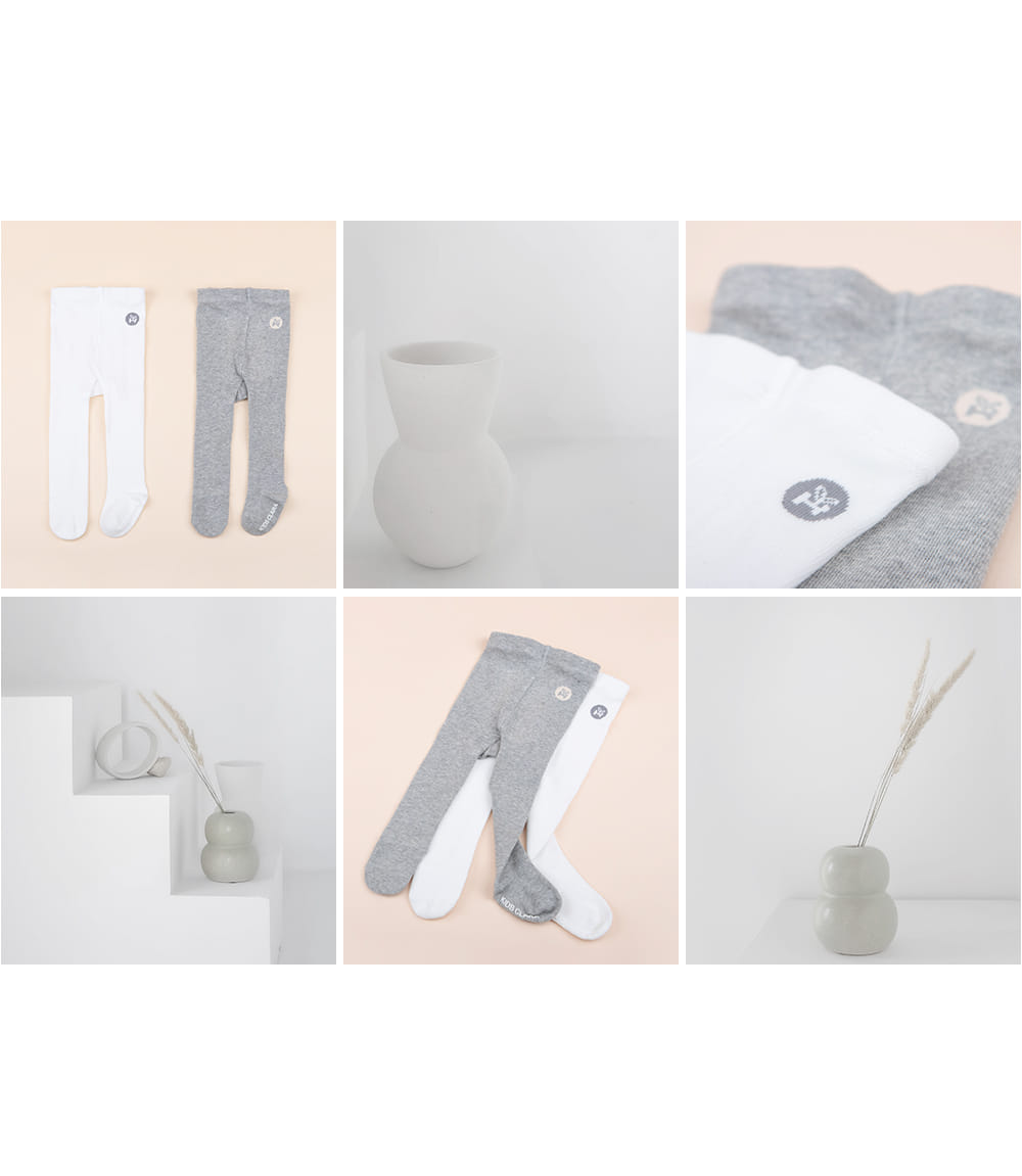 HAPPY PRINCE - Korean Children Fashion - #Kfashion4kids - New Happy Plain Tights [set of 5] - 6