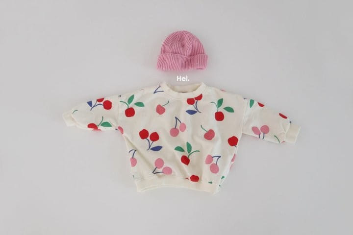HEI - Korean Children Fashion - #Kfashion4kids - Cherry Sweatshirt