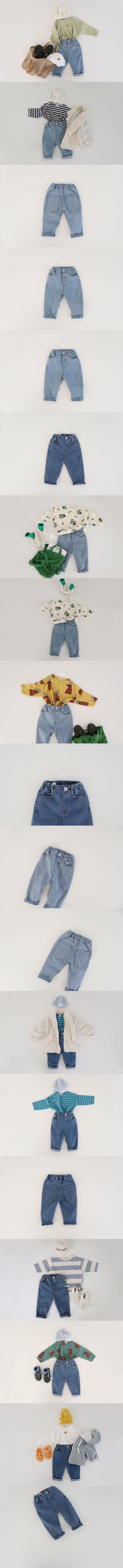 HEI - Korean Children Fashion - #Kfashion4kids - Mango Denim Pants - 2