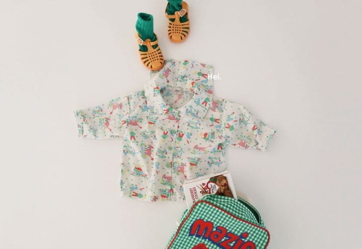 HEI - Korean Children Fashion - #Kfashion4kids - Farmer Blouse