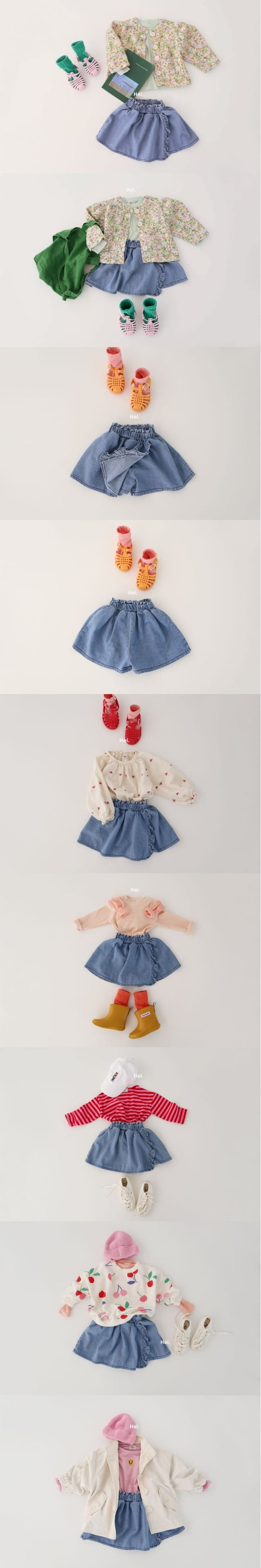 HEI - Korean Children Fashion - #Kfashion4kids - Babie Lap Culottes Pants  - 2