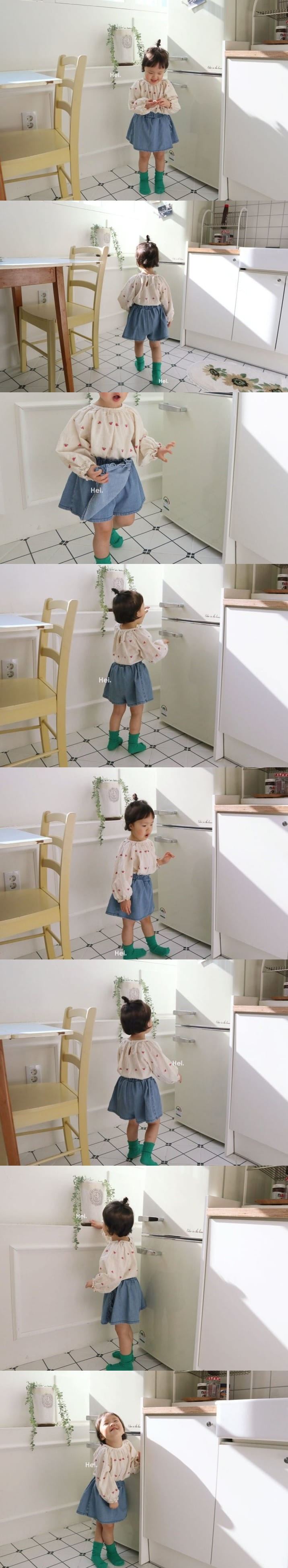 HEI - Korean Children Fashion - #Kfashion4kids - Babie Lap Culottes Pants  - 3