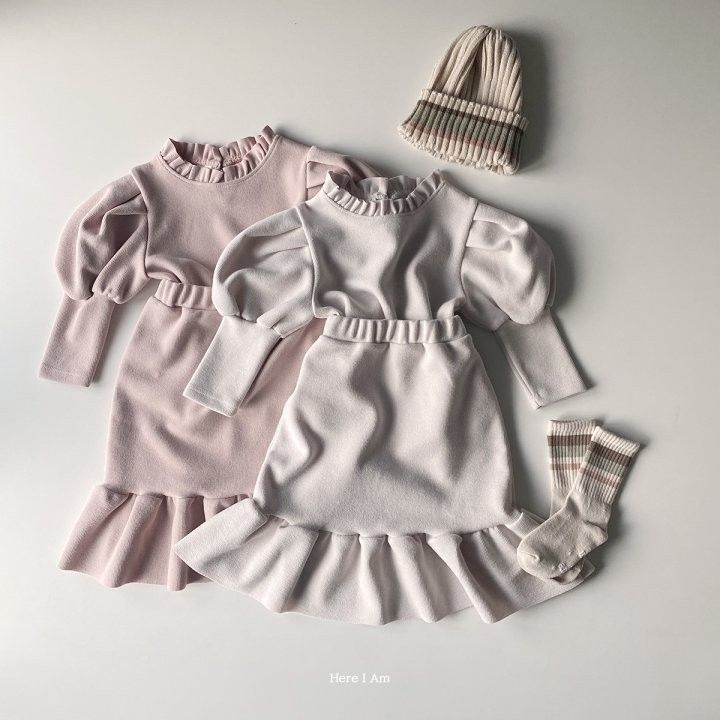 HERE I AM - Korean Children Fashion - #Kfashion4kids - Amand Top Skirt Set