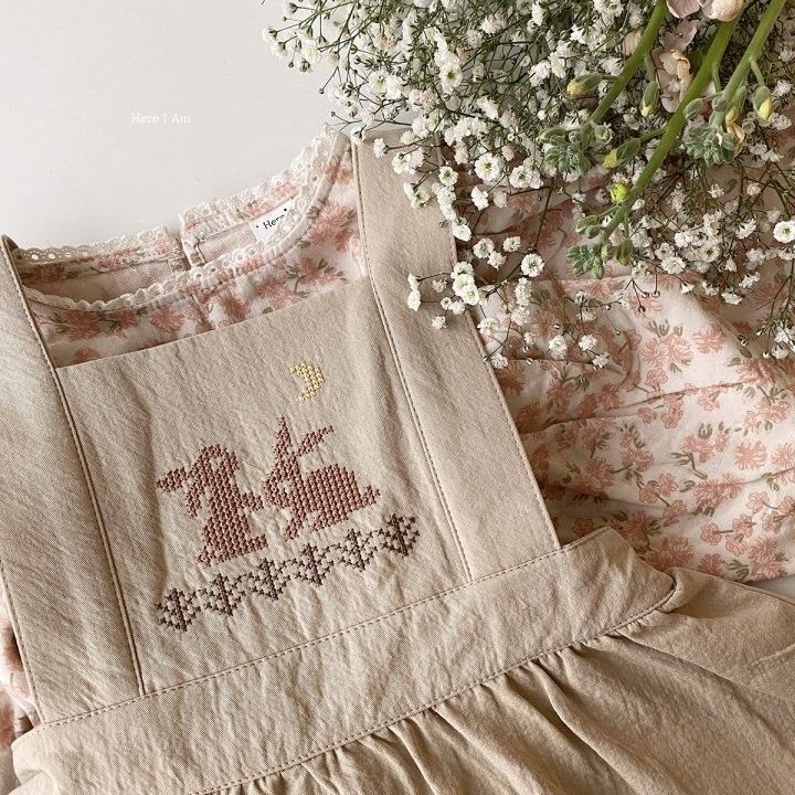 HERE I AM - Korean Children Fashion - #Kfashion4kids - Born Rabbit One-piece