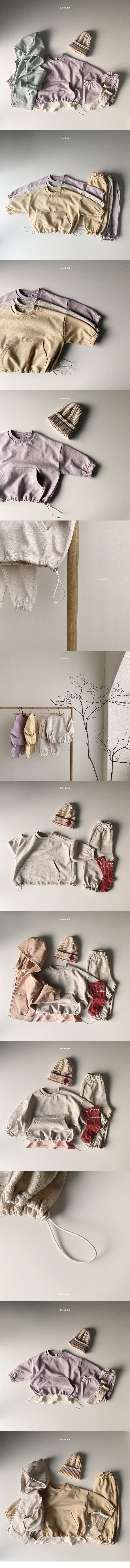HERE I AM - Korean Children Fashion - #Kfashion4kids - Mild String Top Bottom Set - 2