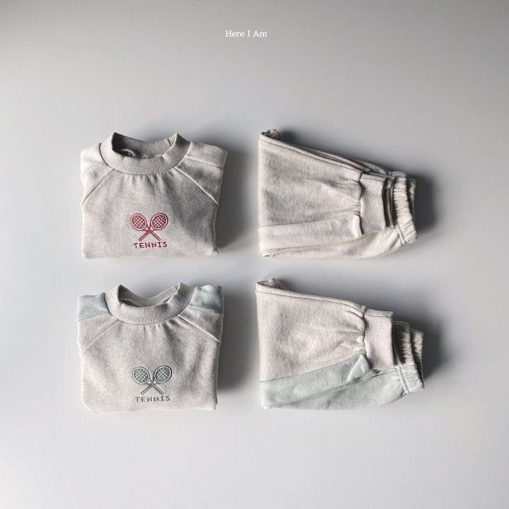 HERE I AM - Korean Children Fashion - #Kfashion4kids - Tennis Top Bottom Set