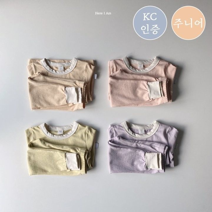 HERE I AM - Korean Children Fashion - #Kfashion4kids - Milk Loungwear Set