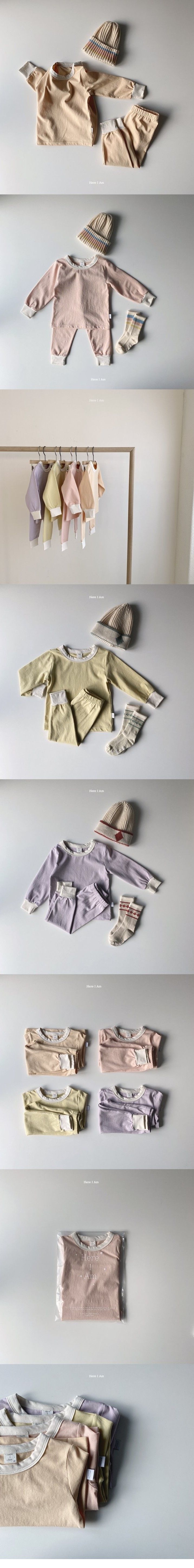 HERE I AM - Korean Children Fashion - #Kfashion4kids - Milk Loungwear Set - 2