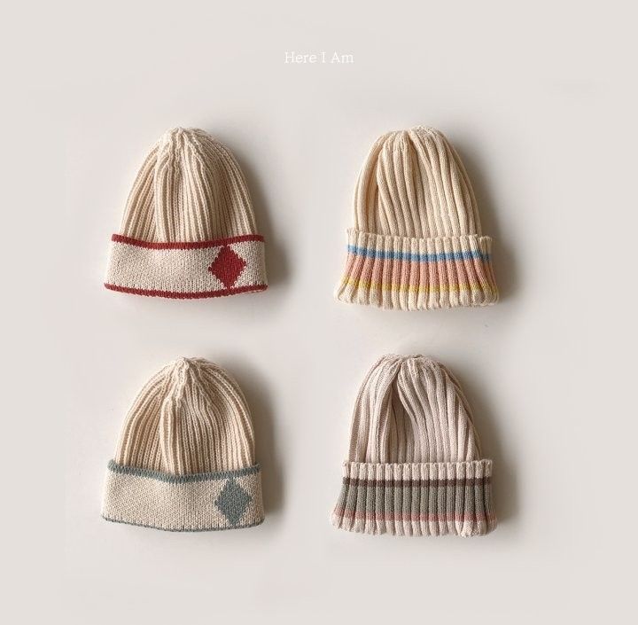 HERE I AM - Korean Children Fashion - #Kfashion4kids - Knit Beanie