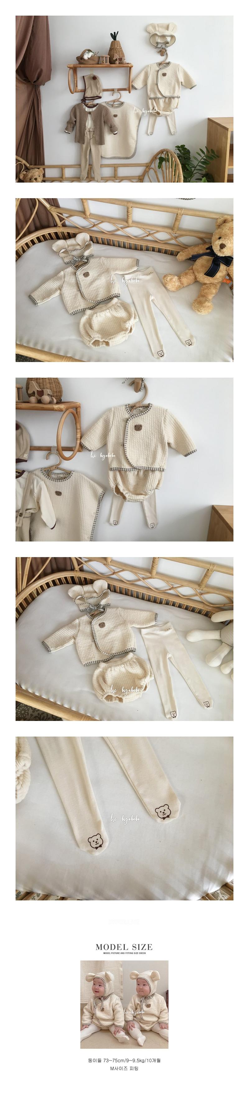 HI BYEBEBE - Korean Children Fashion - #Kfashion4kids - Bear Foot Leggings