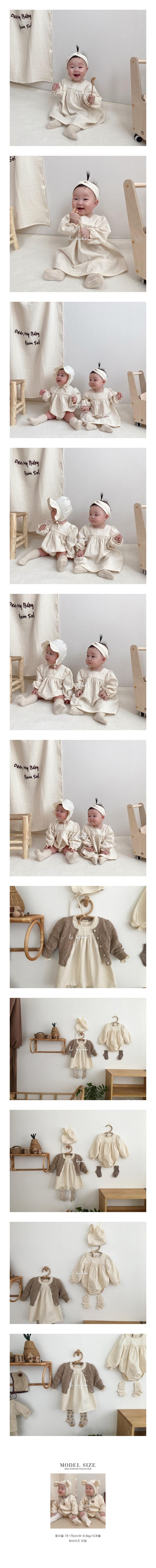 HI BYEBEBE - Korean Children Fashion - #Kfashion4kids - Beyer Embroidery One-piece
