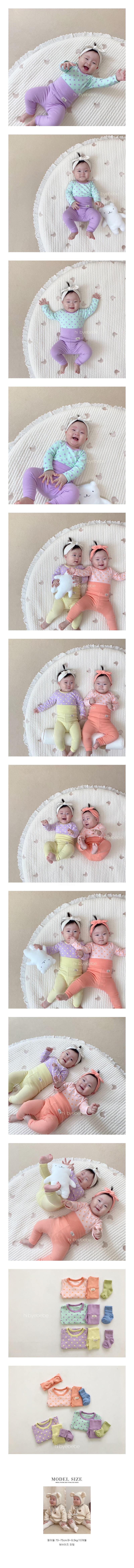 HI BYEBEBE - Korean Children Fashion - #Kfashion4kids - Fresh Dot Colored Easywear