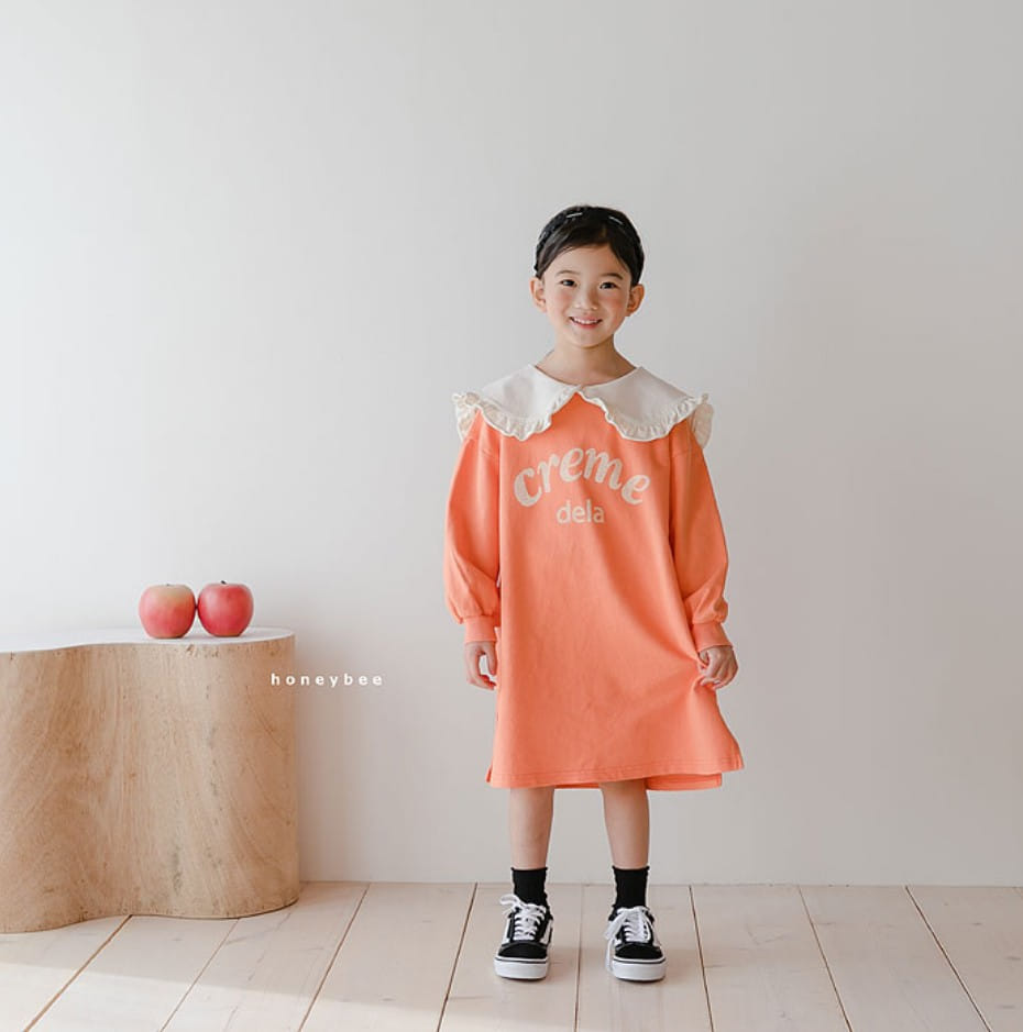 HONEYBEE - Korean Children Fashion - #Kfashion4kids - Cream One-piece