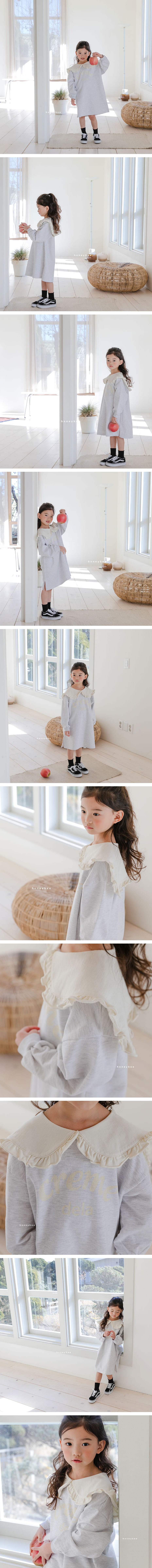HONEYBEE - Korean Children Fashion - #Kfashion4kids - Cream One-piece - 3