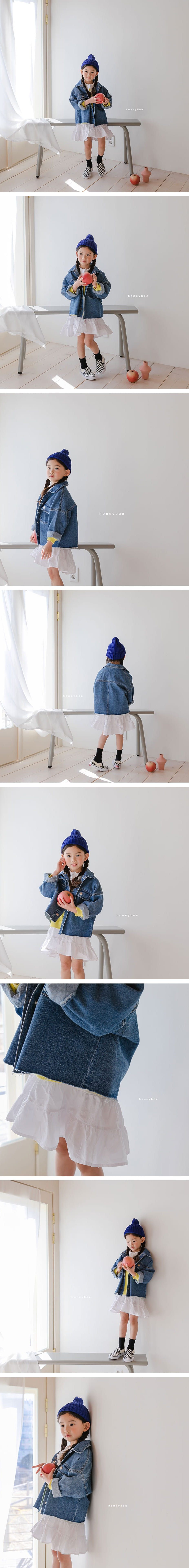 HONEYBEE - Korean Children Fashion - #Kfashion4kids - Denim Jacket - 2