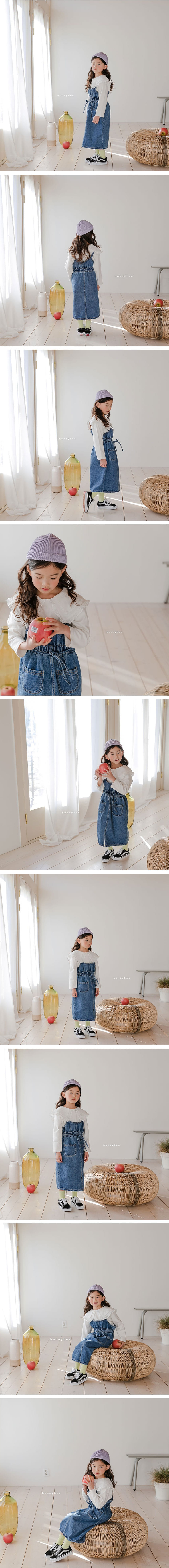 HONEYBEE - Korean Children Fashion - #Kfashion4kids - Denim Long Skirt - 2