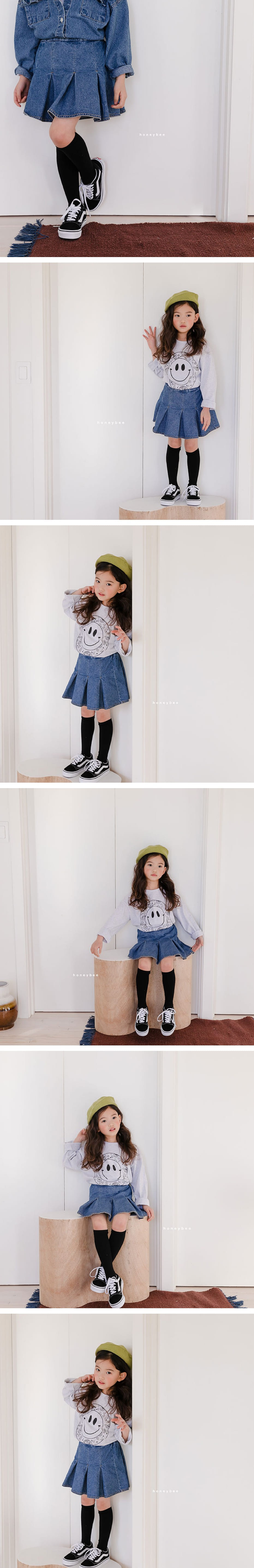 HONEYBEE - Korean Children Fashion - #Kfashion4kids - Wrinkle Denim Culottes - 2