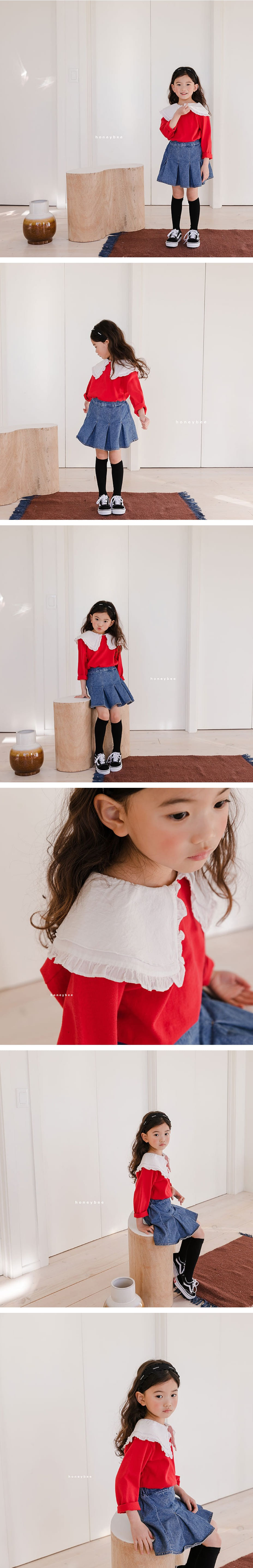 HONEYBEE - Korean Children Fashion - #Kfashion4kids - Double Collar Tee - 2