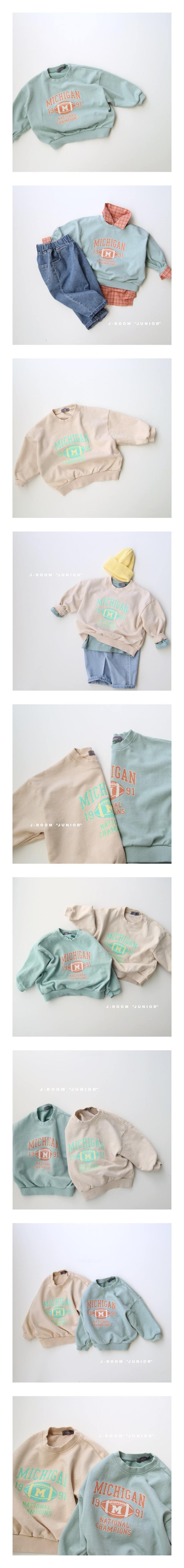 J-ROOM - Korean Children Fashion - #Kfashion4kids - Michigan Sweatshirt