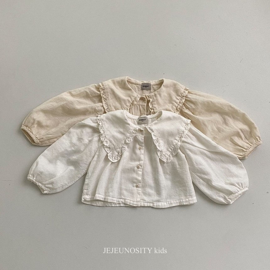 JEJEUNOSITY - Korean Children Fashion - #Kfashion4kids - Frill Collar Blouse
