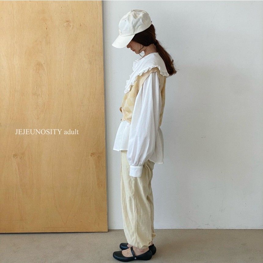 JEJEUNOSITY - Korean Children Fashion - #Kfashion4kids - Adult Entoir Knit Vest