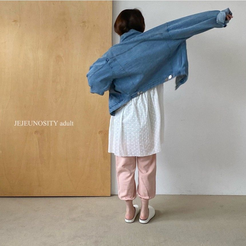 JEJEUNOSITY - Korean Children Fashion - #Kfashion4kids - Adult 80 Denim Jacket