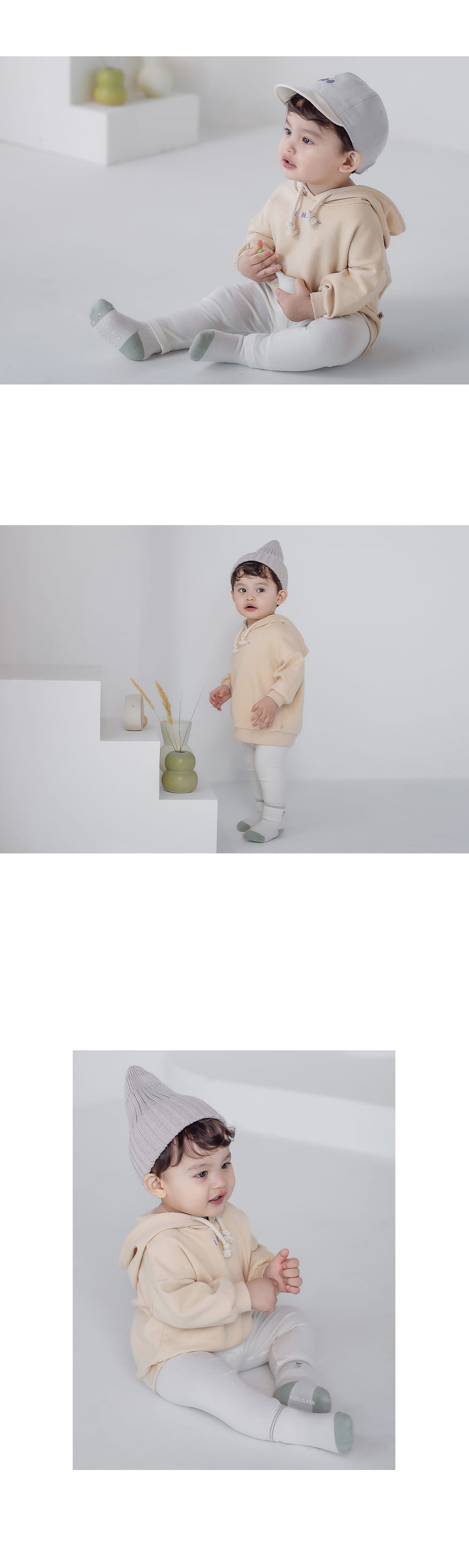 KIDS CLARA - Korean Children Fashion - #Kfashion4kids - Noah Baby Socks [set of 5] - 4