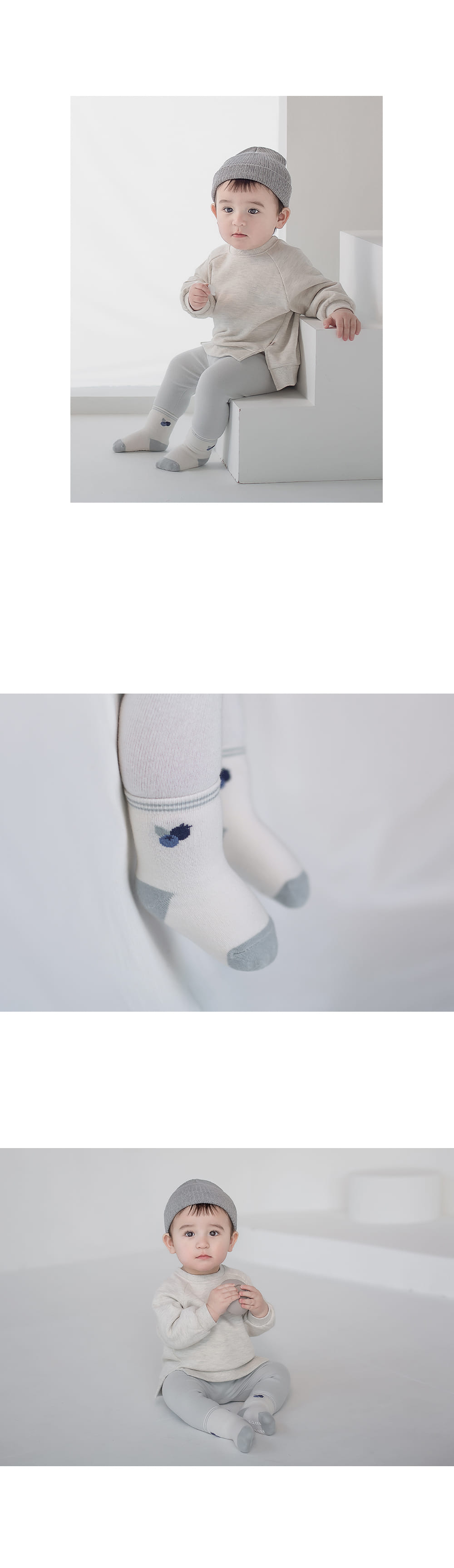 KIDS CLARA - Korean Children Fashion - #Kfashion4kids - Noah Baby Socks [set of 5] - 6