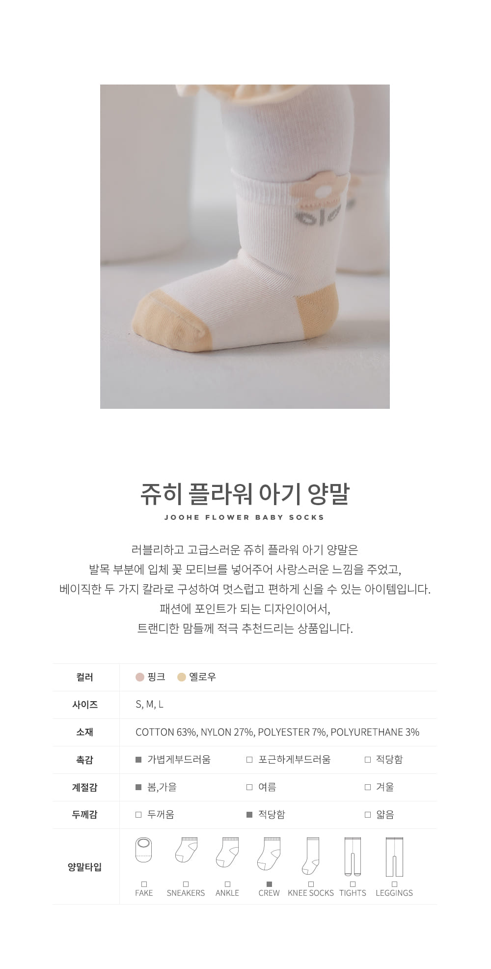 KIDS CLARA - Korean Children Fashion - #Kfashion4kids - Joohe Flower Baby Socks [set of 5] - 2