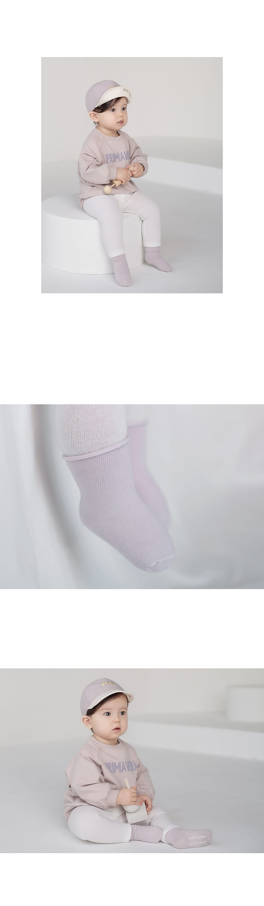 KIDS CLARA - Korean Children Fashion - #Kfashion4kids - Joy Rolling Socks [set of 5] - 8