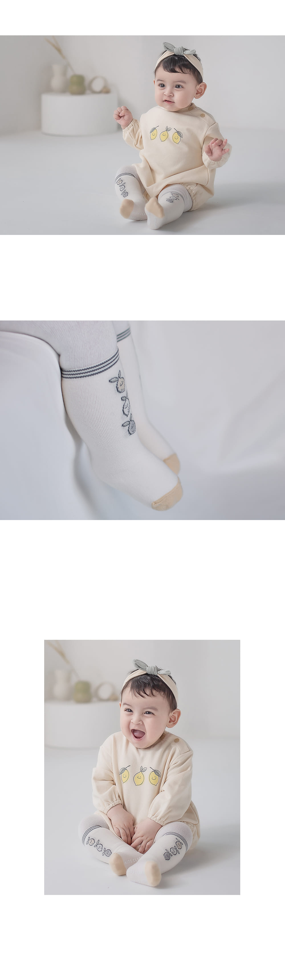 KIDS CLARA - Korean Children Fashion - #Kfashion4kids - Fruta Baby Knee Socks [set of 5] - 4