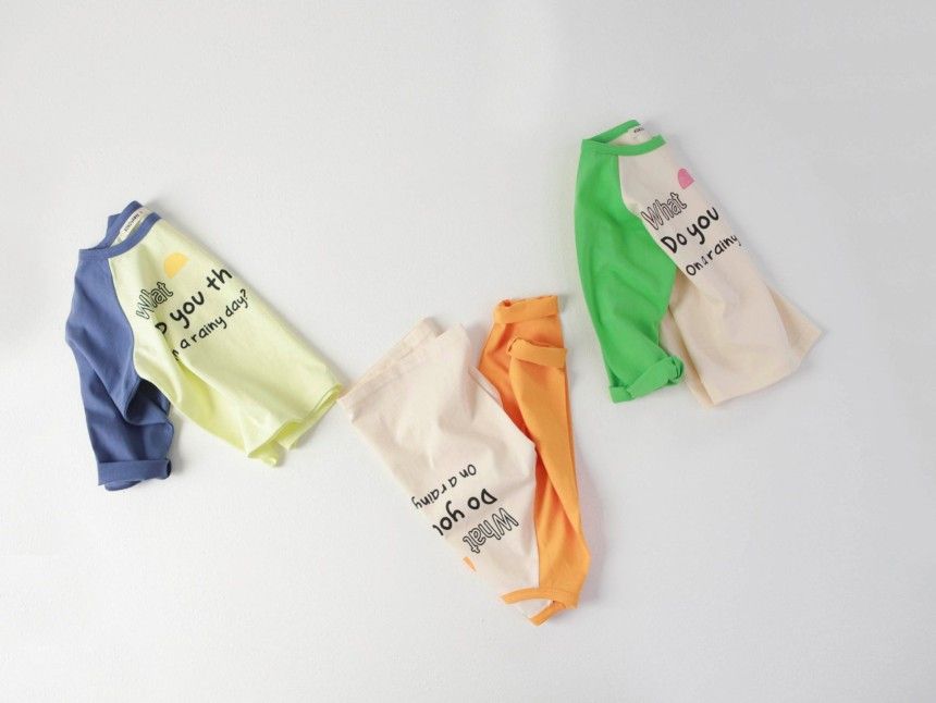 KOKOYARN - Korean Children Fashion - #Kfashion4kids - Rain Raglan Tee