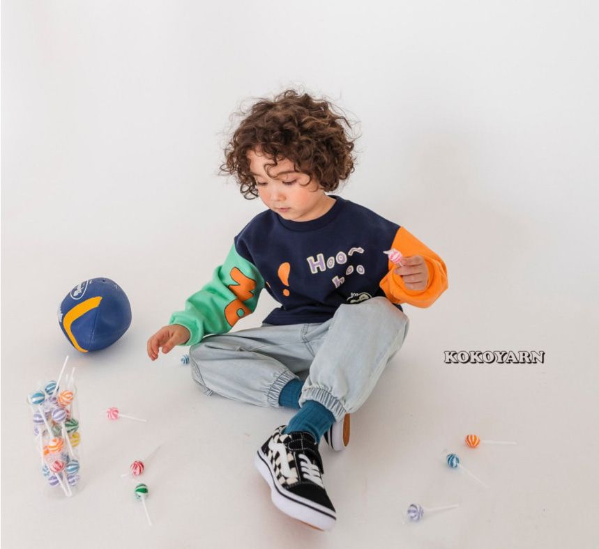 KOKOYARN - Korean Children Fashion - #Kfashion4kids - Owl Colored Sweatshirt