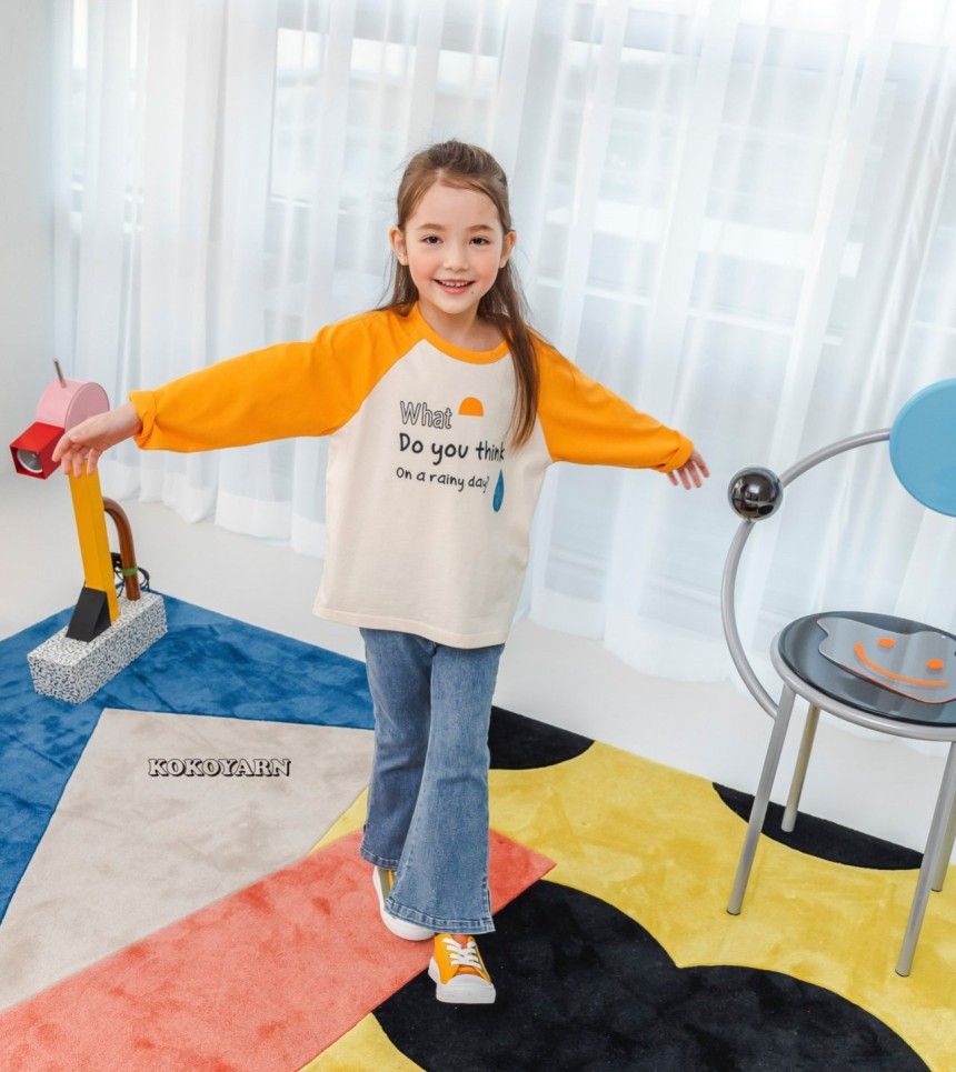 KOKOYARN - Korean Children Fashion - #Kfashion4kids - Denim Span Bootscut Pants