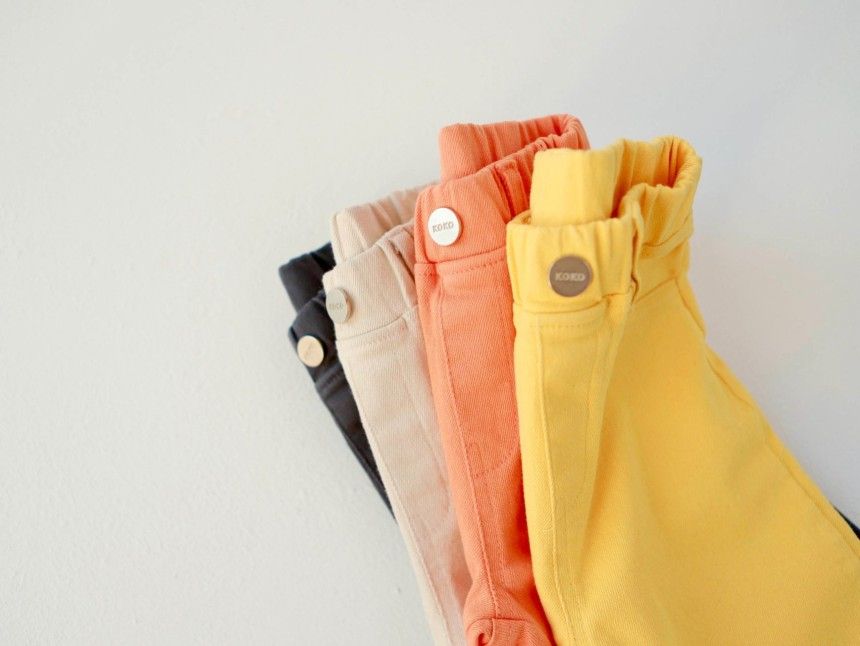 KOKOYARN - Korean Children Fashion - #Kfashion4kids - Cotton Span Baggy Pants