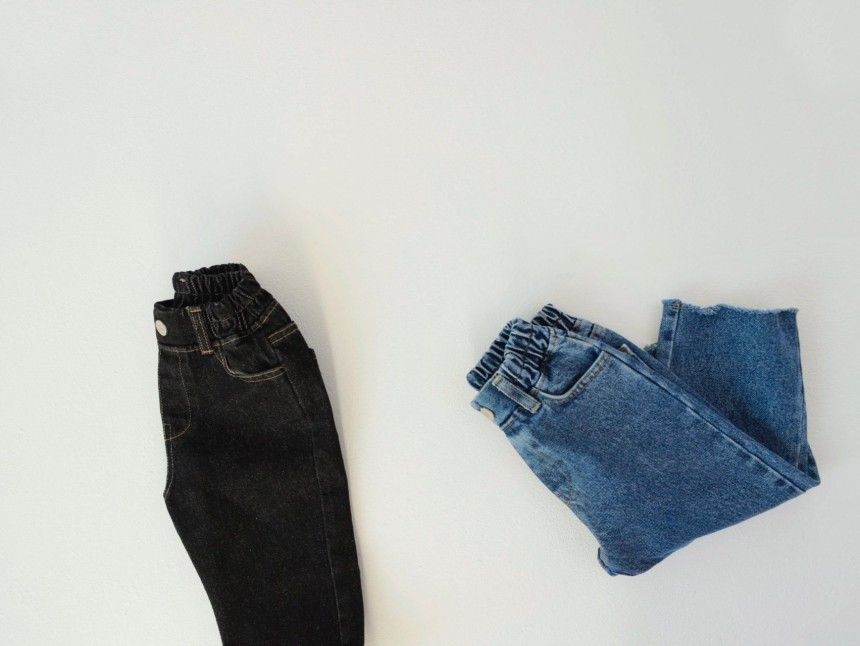 KOKOYARN - Korean Children Fashion - #Kfashion4kids - Straight Denim Pants