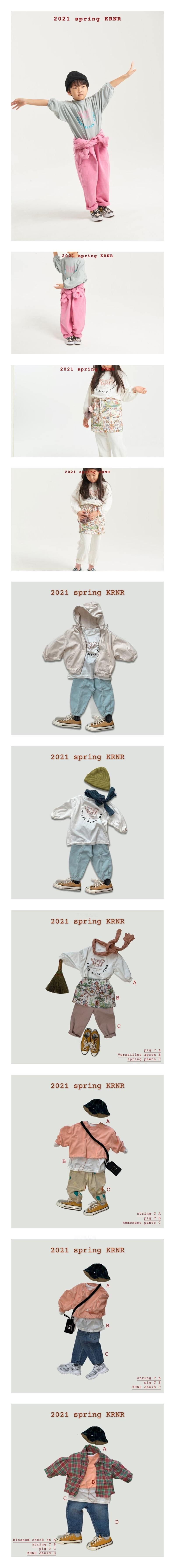 KURENARD - Korean Children Fashion - #Kfashion4kids - Pigment Long Tee