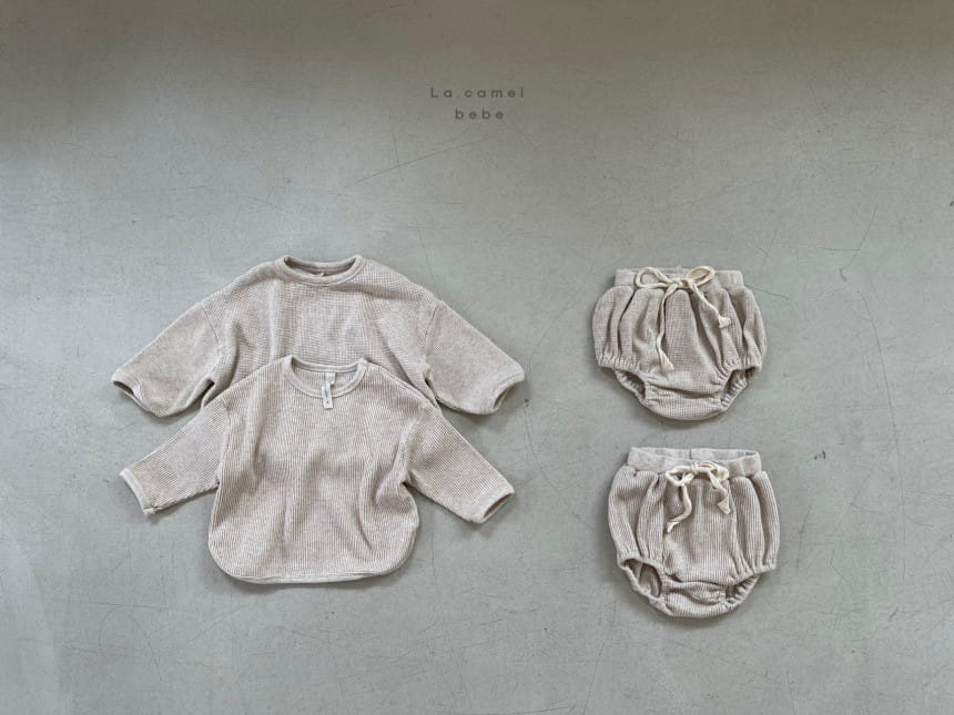LA CAMEL - Korean Children Fashion - #Kfashion4kids - Nunu Bebe Top Bloomer Set